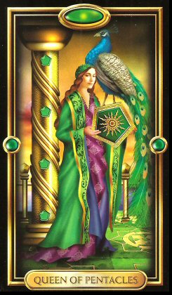 The Gilded Tarot by Ciro Marchetti - Queen of Pentacles